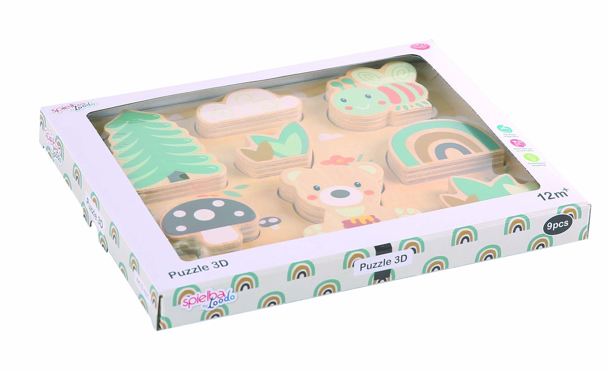 Spielba 3D-Puzzle Bär