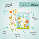 Kinder Tattoo Jeka Monster Mutmacherbande