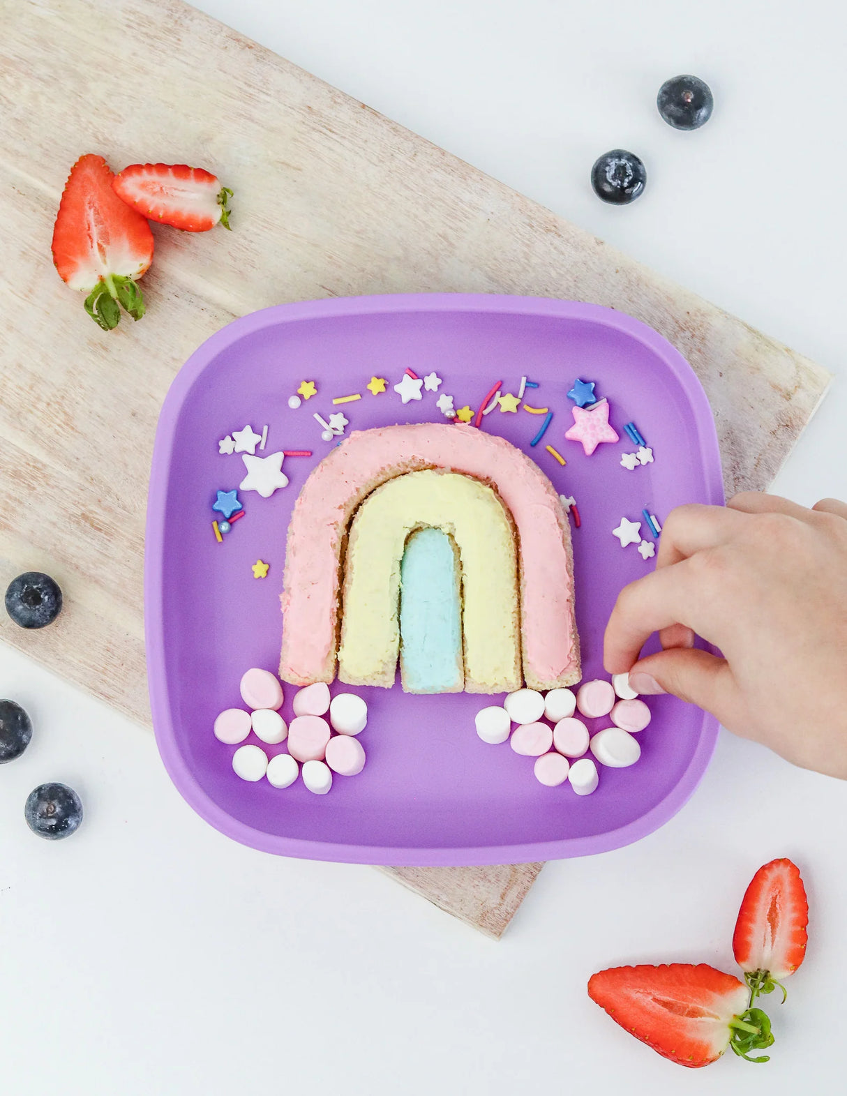 Ausstechformen Lunch Punch Sandwich Regenbogen