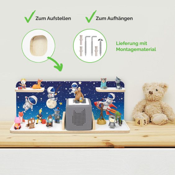 Toniebox 1 & 2 Regal Rechteck Deluxe Kosmos