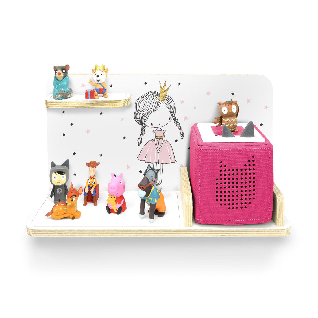 Toniebox 1 & 2 Regal Rechteck Prinzessin