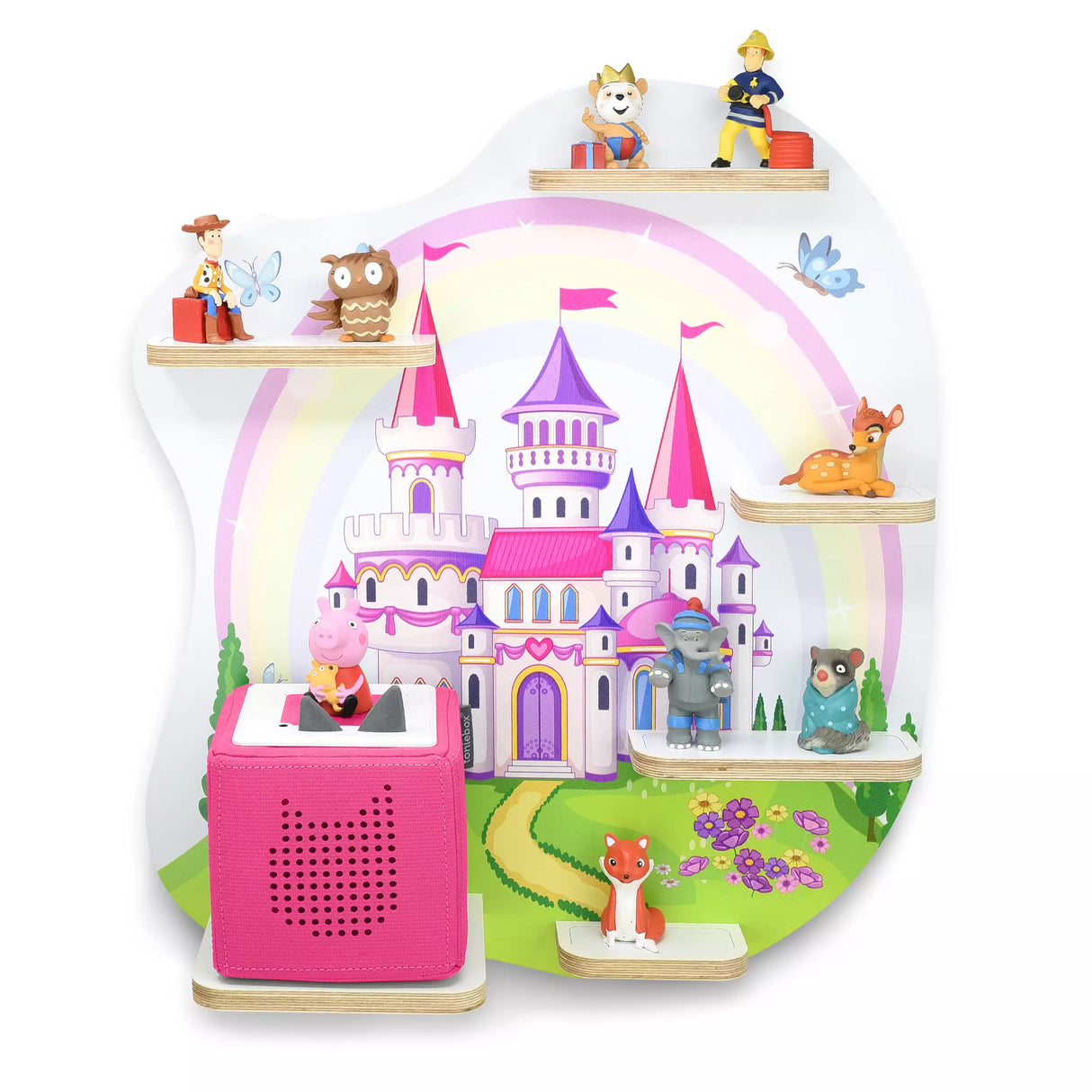 Toniebox 1 & 2 Regal zum Aufhängen Märchenschloss