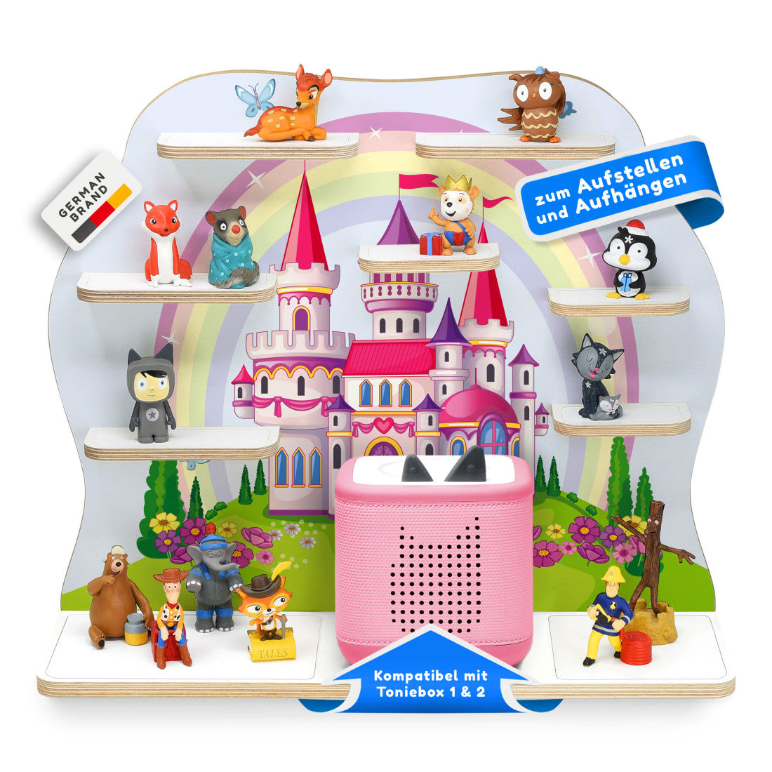Toniebox 1 & 2 Regal Deluxe Märchenschloss