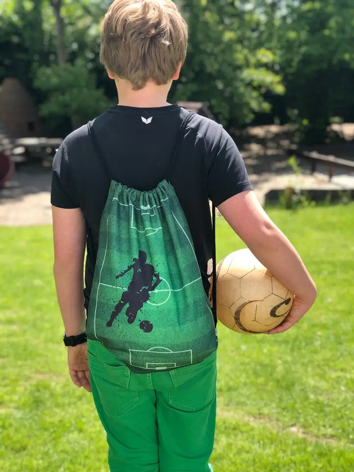 Turnbeutel Kinder Polyester Fussball