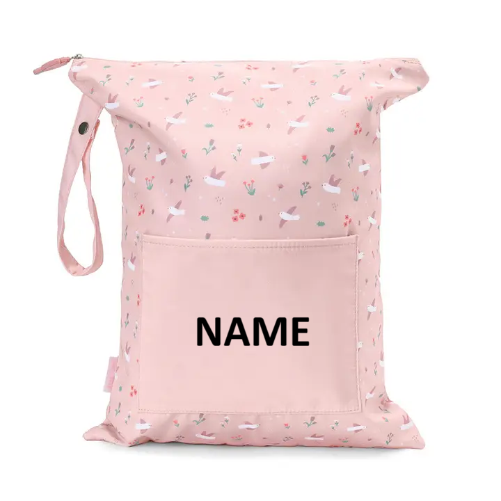 Wetbag XL Vogel Rosa