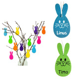 Osterhase aus Filz personalisierbar