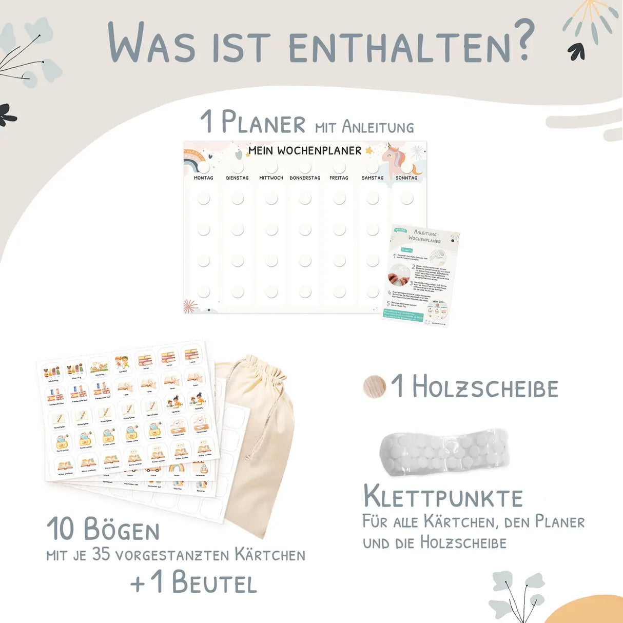 Wochenplaner Einhorn
