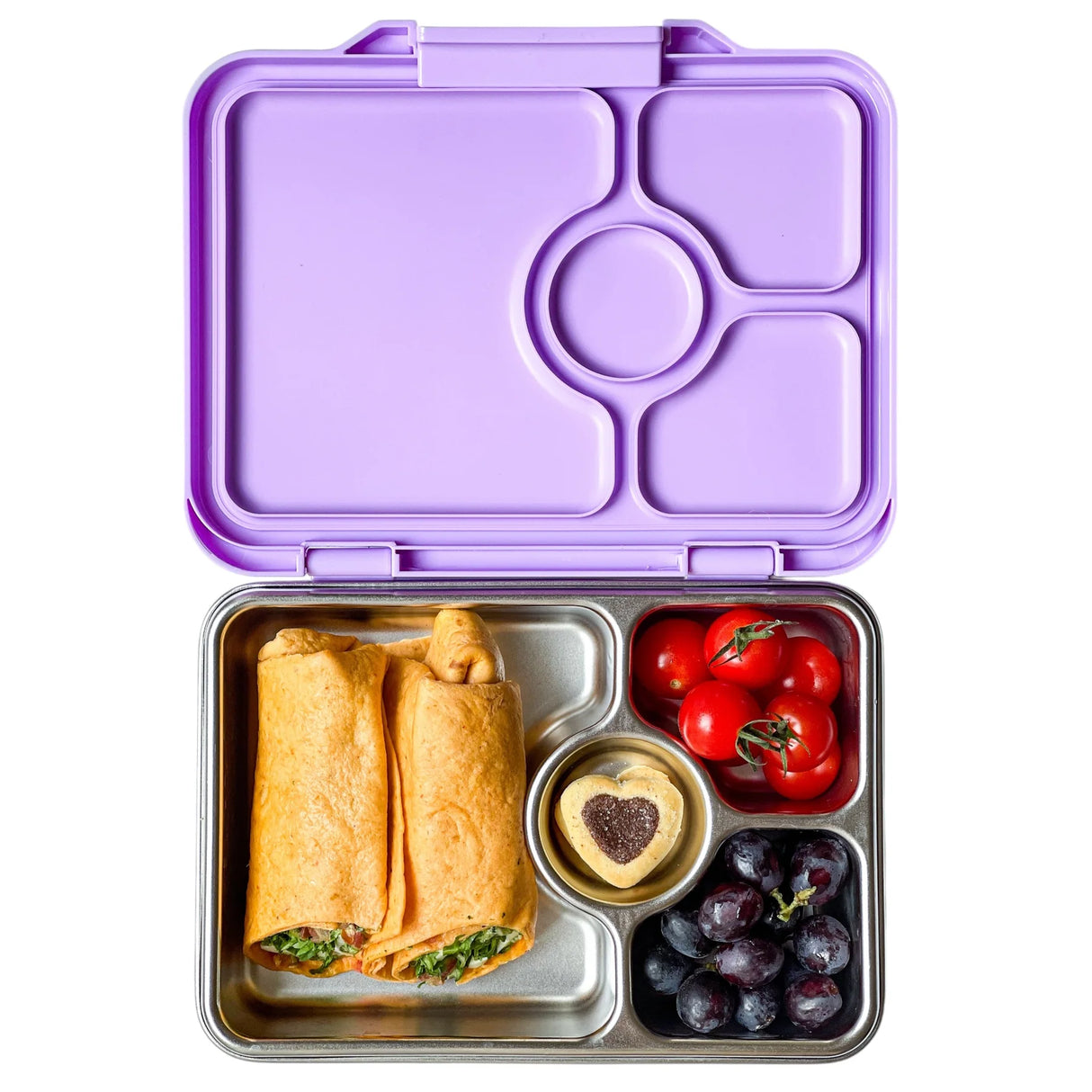 Znünibox Edelstahl Yumbox Prêt Violett
