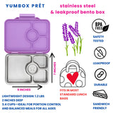 Znünibox Edelstahl Yumbox Prêt Violett