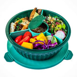Yumbox Poke Bowl mit 3 Unterteilungen Grün