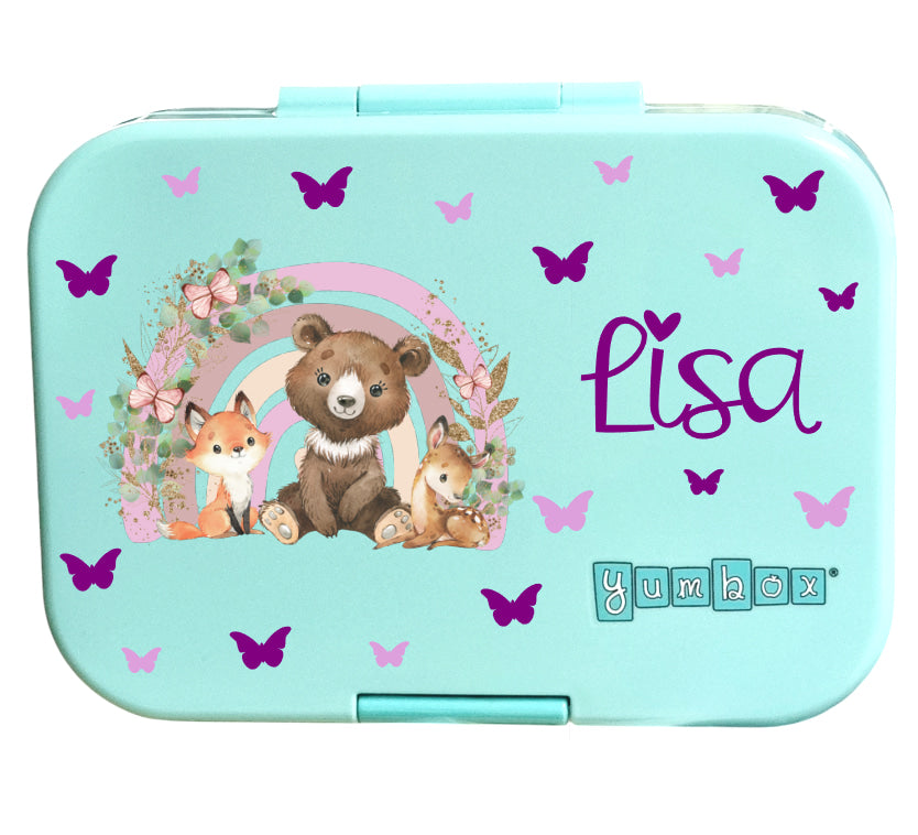 Znünibox Yumbox Panino Miami Aqua Regenbogen