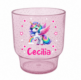 Zahnputz Trinkbecher Bubble Rosa