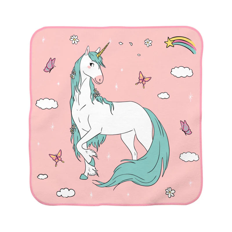 Magisches Handtuch Zauberhandtuch Einhorn Rosa