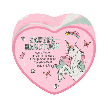 Magisches Handtuch Zauberhandtuch Einhorn Rosa