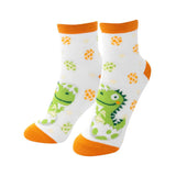 Zaubersocken Gross Dino im Ei Weiss