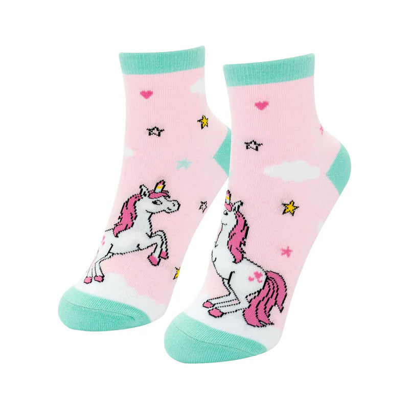 Zaubersocken Gross Einhorn Sternenhimmel