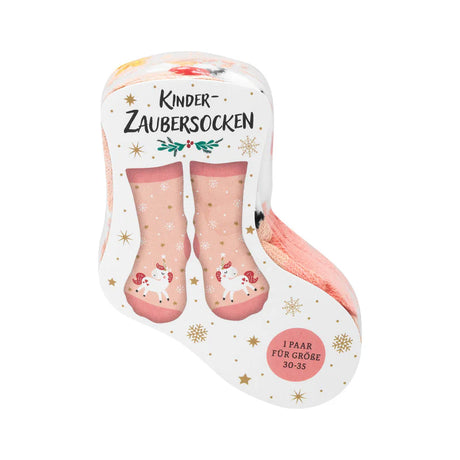 Zaubersocken Gross Einhorn Lichterkette