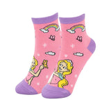 Zaubersocken Gross Prinzessin Rosa Lila