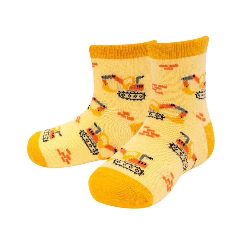 Zaubersocken Kleinkind Bagger
