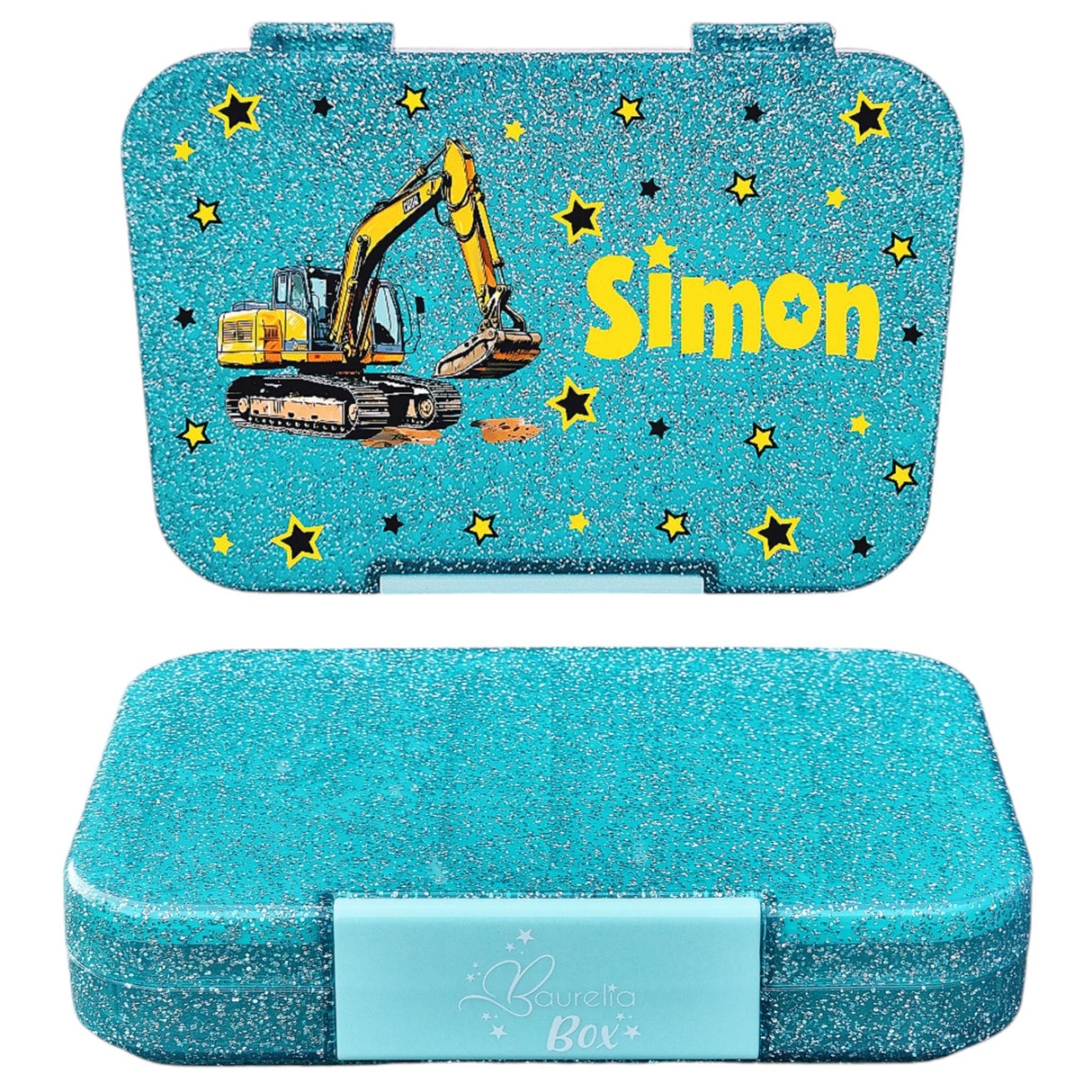 Znünibox Baurelia Box Glitzer Maxi Türkis