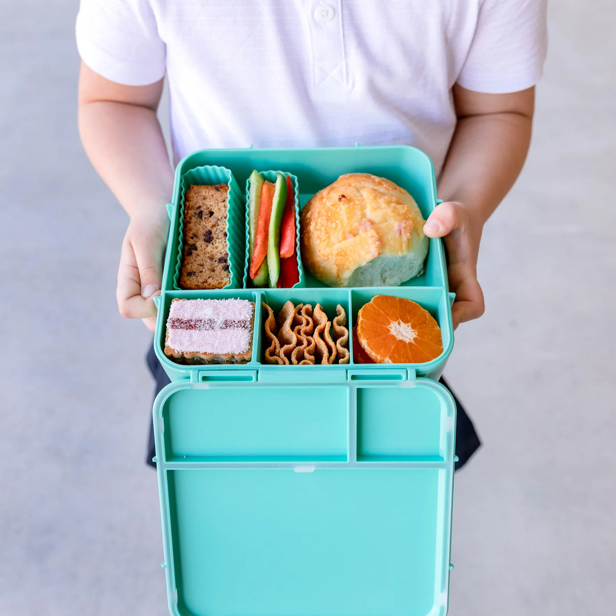 Znünibox MontiiCo Lunchbox Bento Three+ Lagoon