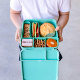 Znünibox MontiiCo Lunchbox Bento Three+ Lagoon