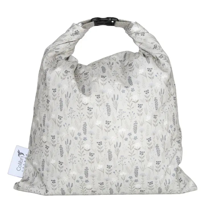 Lunchbag und Brotbeutel Colibri Kornblume Grau