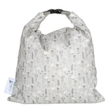 Lunchbag und Brotbeutel Colibri Kornblume Grau