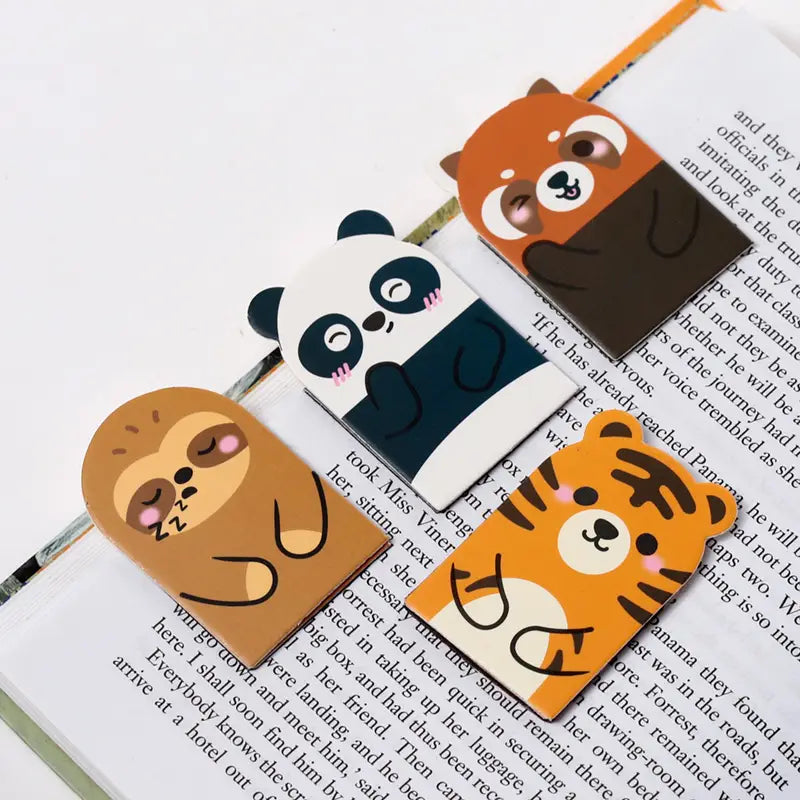 Lesezeichen Set mit Magnet Tierfreunde