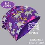 Kinder Winter Mütze & Loop Schal Reflektierend Pferd