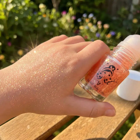 Miss Nella Körperglitzer Roll-On Pink