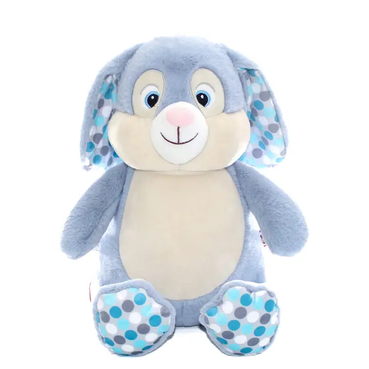 Kuscheltier Cubbies Hase Blau Muster