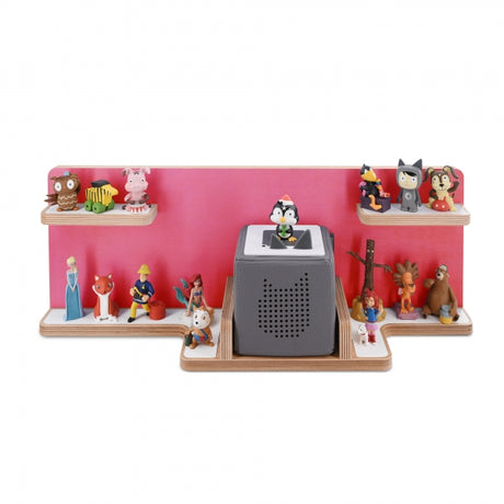 Toniebox 1 & 2 Regal Rechteck Deluxe Uni Pink