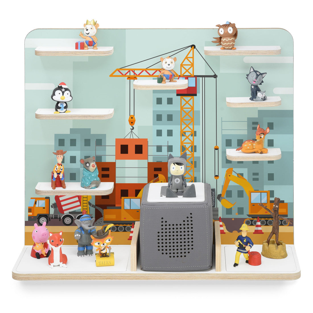 Toniebox Regal Deluxe Baustelle