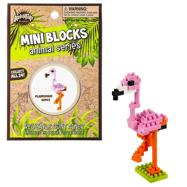 Mini Blocks Bausteine Set Flamingo