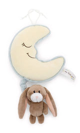 Spieluhr Mond mit Hase