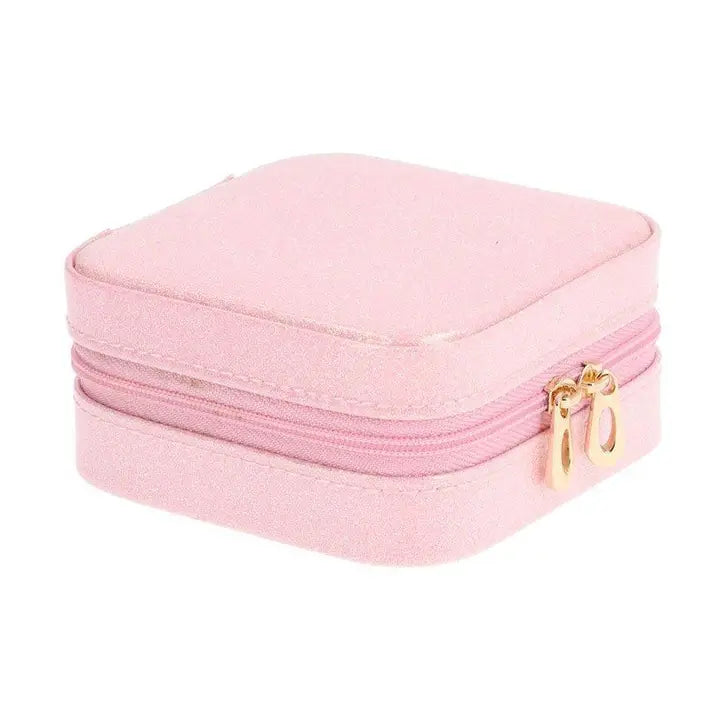 Schmuckbox Glitzer Rosa