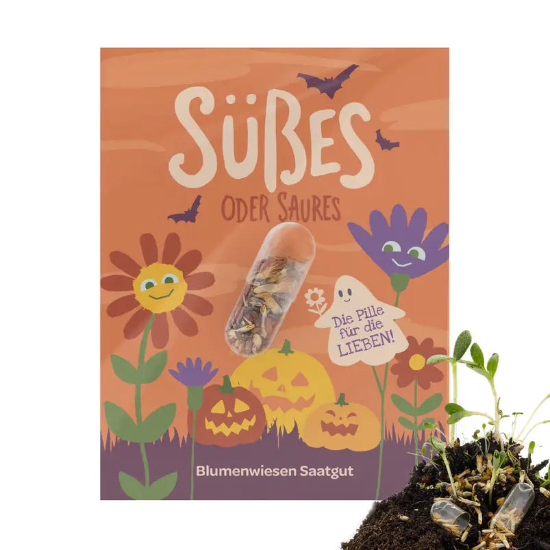 Saatpille Halloween Süsses oder Saures Orange