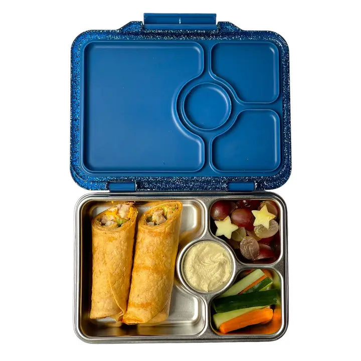 Znünibox Edelstahl Yumbox Prêt Glitzer Blau