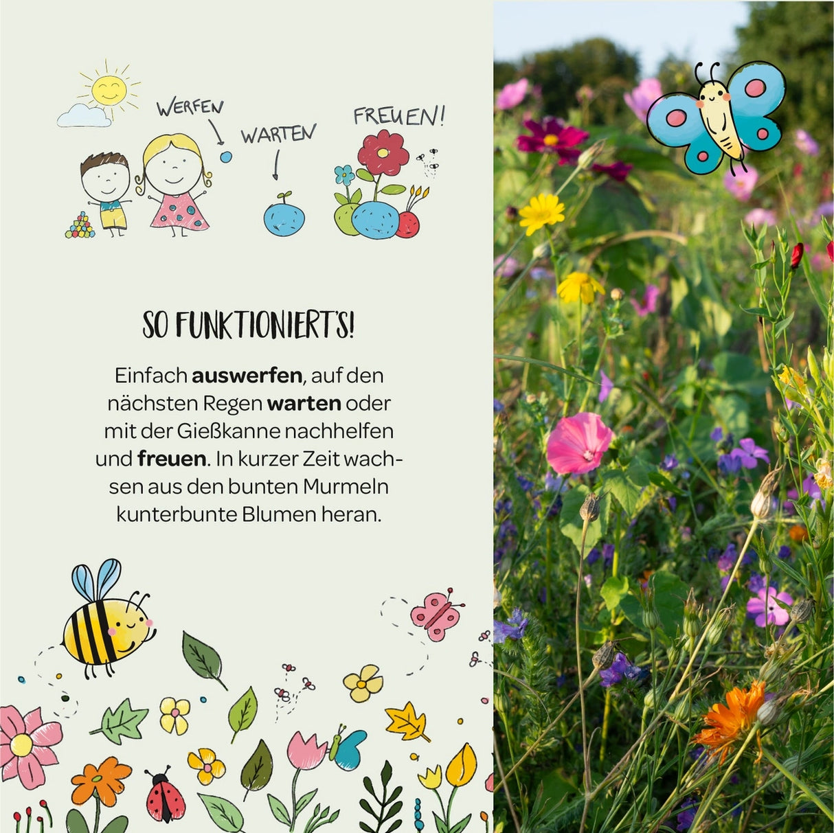 Blumenmurmel Guten Rusch