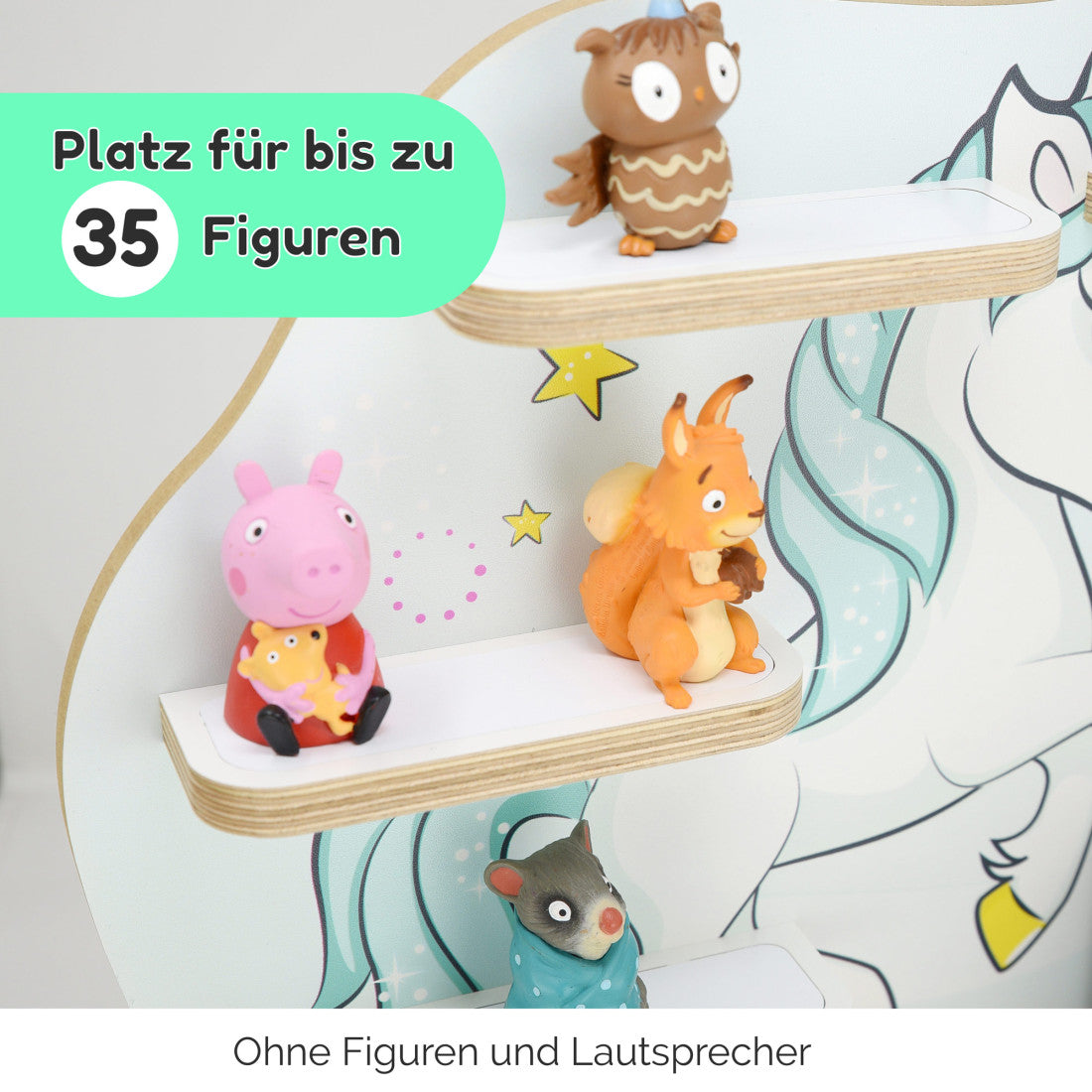 Toniebox Regal Einhorn mit Regenbogen