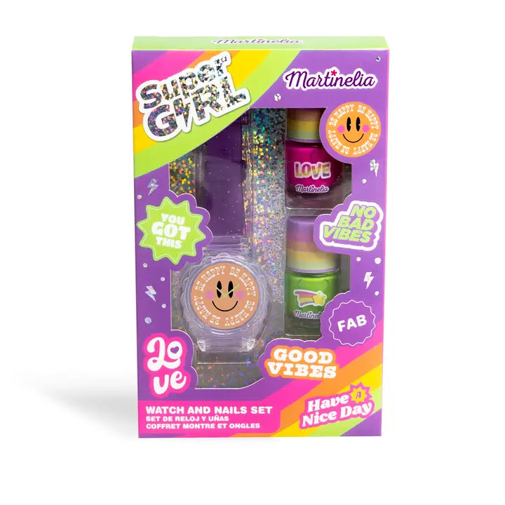 Martinelia Super Girl Uhr und Nagel Set