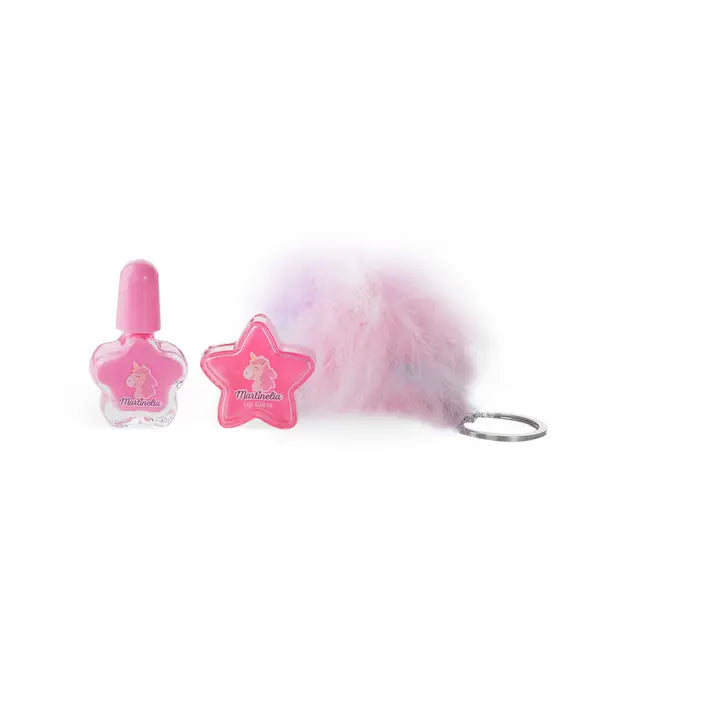 Martinelia Mini Beauty Set mit Schlüsselanhänger Einhorn