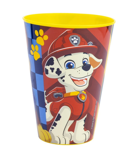 Comic Zahnputz Trinkbecher Paw Patrol Blau Gelb