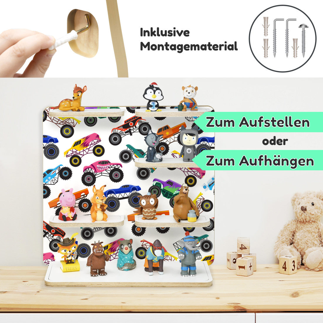 Toniebox Multi Erweiterungsregal Monstertruck