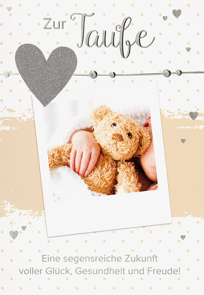 Taufkarte Teddybär
