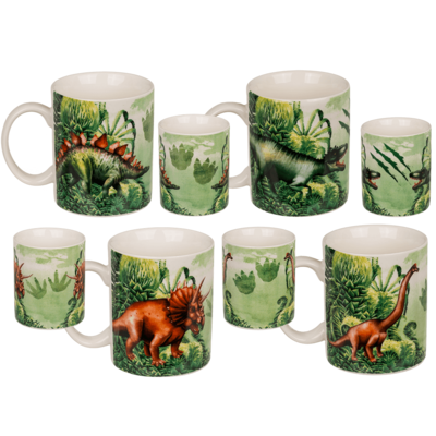 Kinder Porzellantasse Dinoworld assortiert