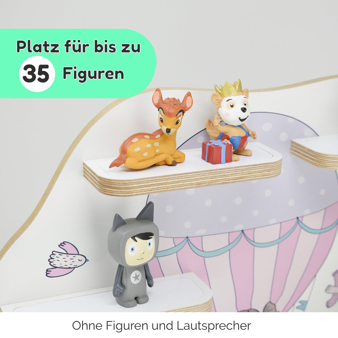 Toniebox Regal Heissluftballon mit Freunden