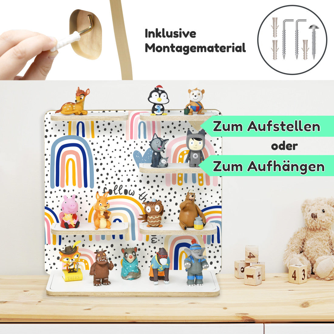 Toniebox Multi Erweiterungsregal Regenbogen