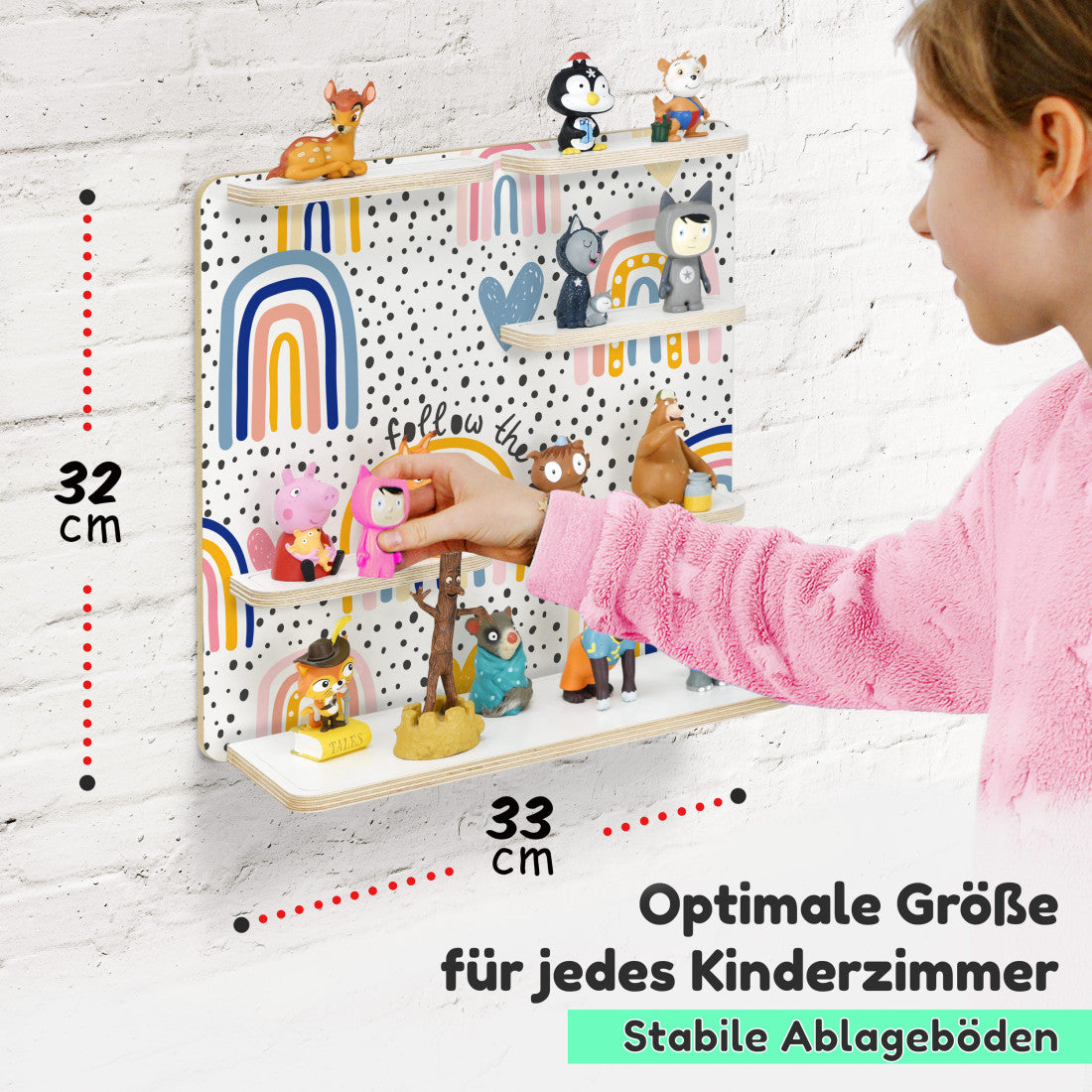 Toniebox Multi Erweiterungsregal Regenbogen